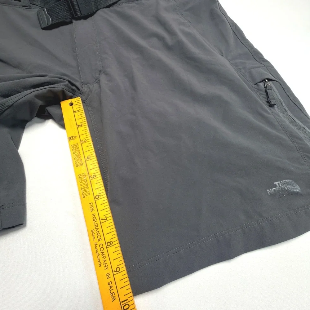 The North Face Belted Shorts Mens 38‎ Gray Hiking Trail Cargo